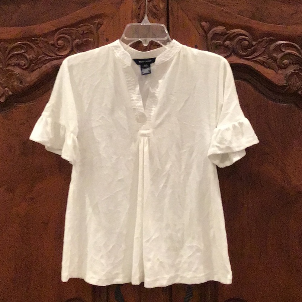 Ralph Lauren girls size S (7) white tunic dress/swim coverup